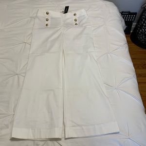 White Sailor Pants- Express, Brand New